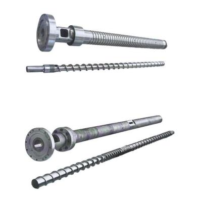 PETG Single Screw Barrel Nitrided Bimetallic Screw For Extrusion Machine