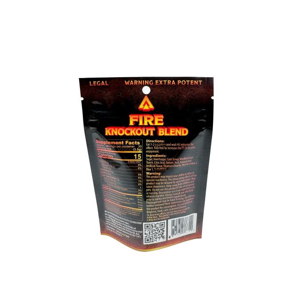 One Side Clear One Side Aluminum Foil 3.5g Mylar Pouch with Ziplock Clear Window for Candy, Cookie, Gummy Packaging
