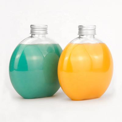 300ml Plastic Beverage Bottles Clear Plastic Juice Bottles With Twist Off Cap