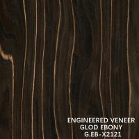 2500-3100MM Placage en bois d'ingénierie en ébène X2121 Or Texture irrégulière Coupe pour porte