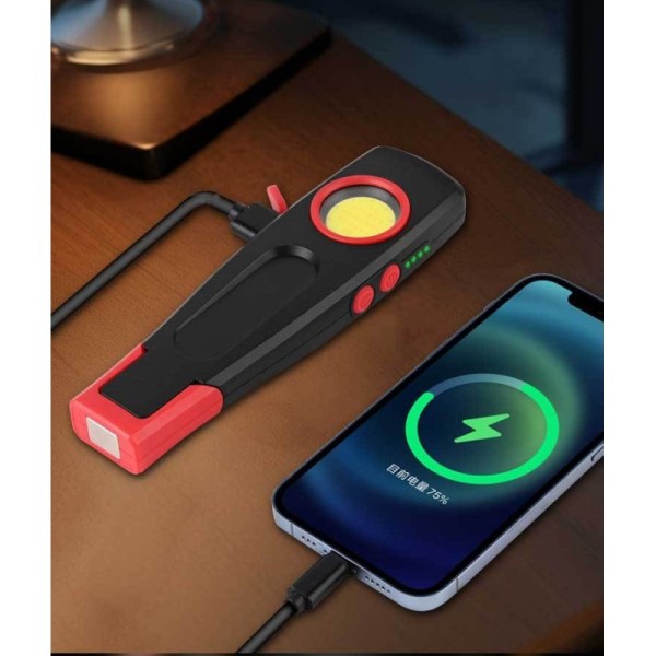 Multifunctional cool and warm color temperature adjustment with hanger and triangular stand Bluetooth control solar lamp