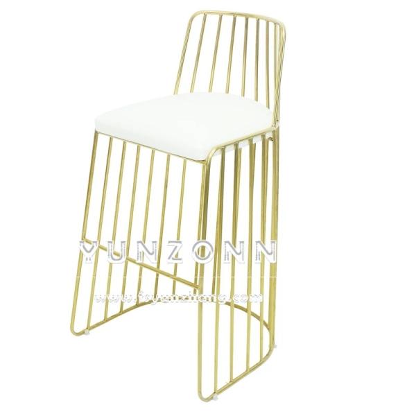 Antique Vintage Stool Bar Pub Table Chair Set Stainless Steel Plywood Sponage