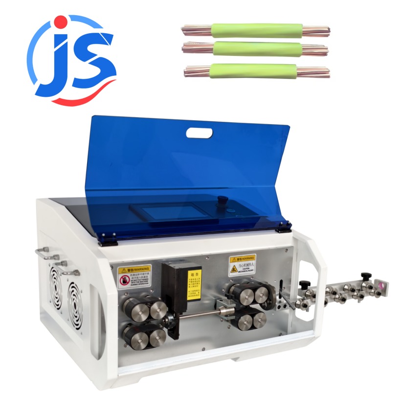HQ 650W Multi-function Fully Automatic Cable Strip Machine Cable Max 35mm²  Wire Stripping 8 Wheels Driving Factory Direct
