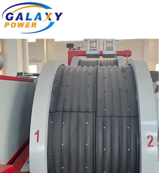 2x40KN linha de transmissão alta equipamento do diâmetro da Bull-roda do tensor 1500mm