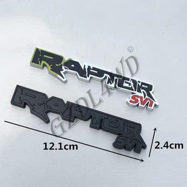 14.7' 4x4 Body Kits F150 plastic AM TAPE Raptor Suv Tailgate Emblem Ranger Raptor Mark
