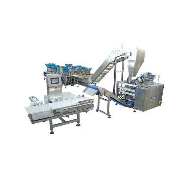 High Precision Equipment Pva Film Sachet Pouch Multi - disc Screw Hardware Plastic Bags Rotary Bucket Type Packing Machine