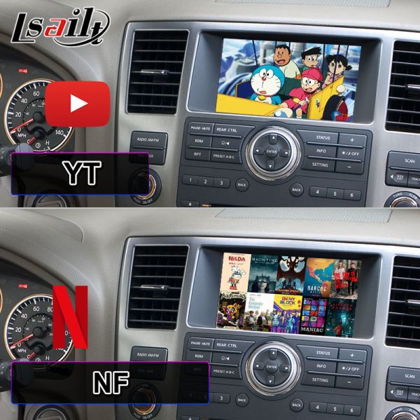 Android Car Video Interface Box for Nissan Armada With Wireless Android Auto Carplay