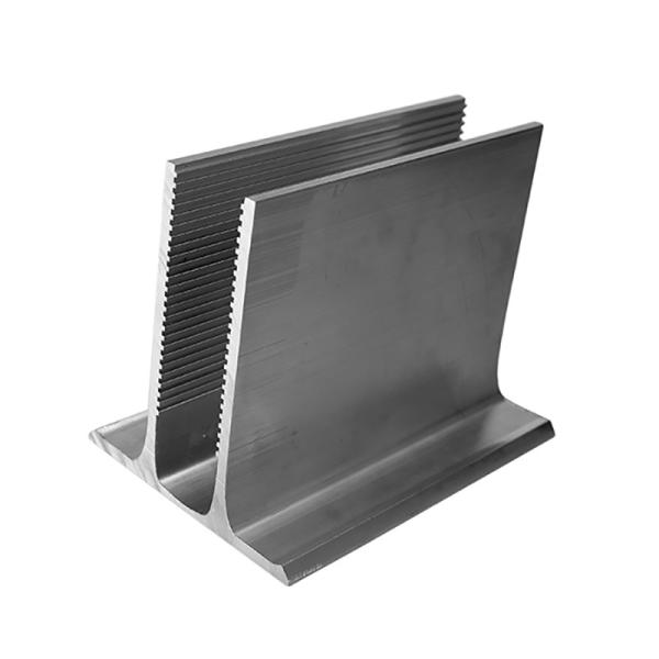 6061 6063 Aluminum Extrusion Profile Silver Color Anodized Solar Frame Profile