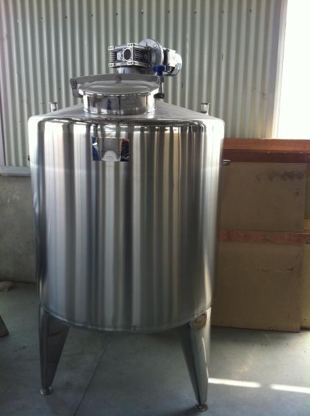 1050*1050*1850mm SUS304 Food Sanitary Yogurt Incubation Tank for Advanced Technology