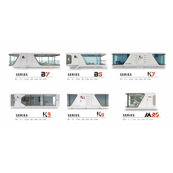 Intelligent Living Made Easy Space Capsule House High End Prefabricated Building For Customization