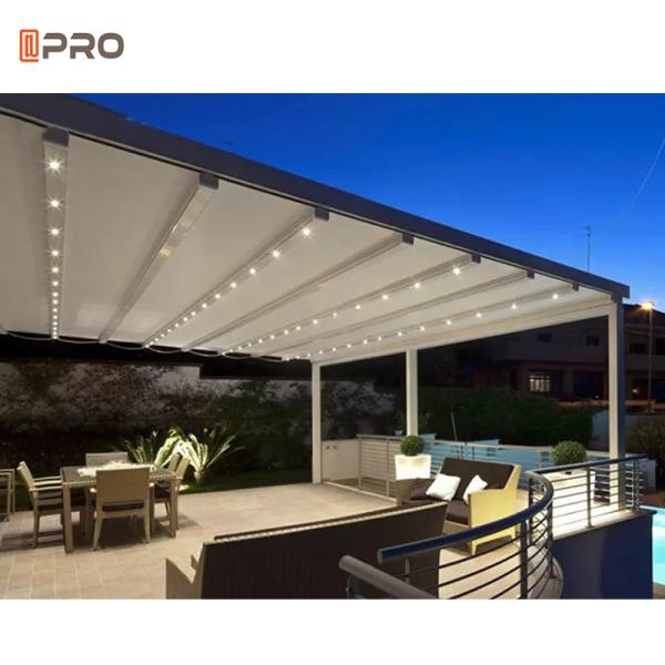 Patio Roof Cassette Customized Retractable Awning Anti Ultraviolet