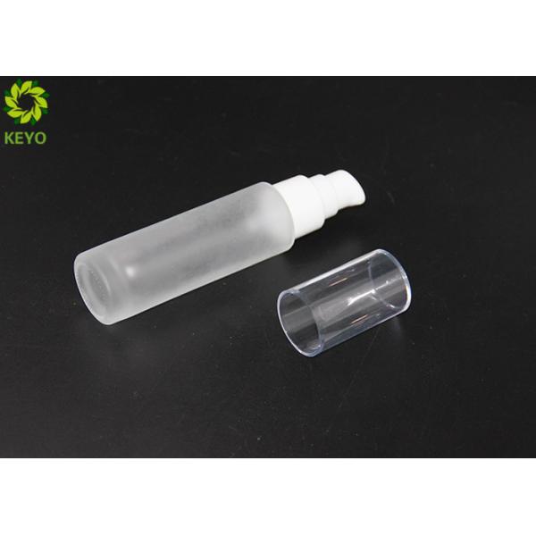 Frosted Glass Pump Bottles 1 OZ For Serum / Lotion / Essential Oil Packaging