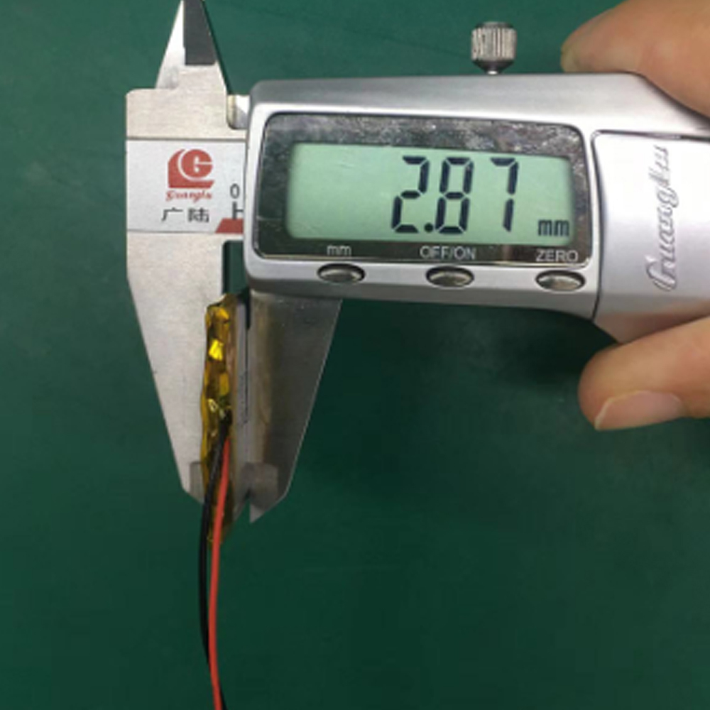 303030 250mAh 3.7V Lipo Polymer Rechargeable Lithium Battery For Wearable & Small Electronics