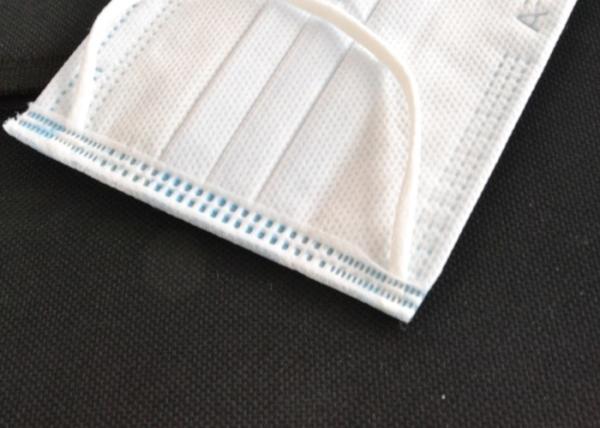 Adjustable Nose Piece Kids Surgical Mask , 3 Layers Disposable Mouth Mask