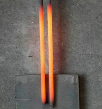 Elementos calefactores de carburo de silicio Sic tipo U W I para horno