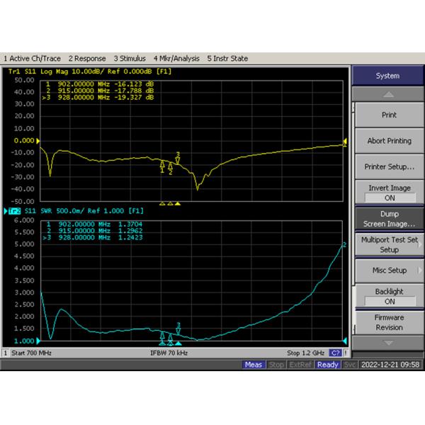 Flat Panel RFID Outdoor Directional Antenna 2 Port 902-928 MHz 9.5dBi 340x280x80