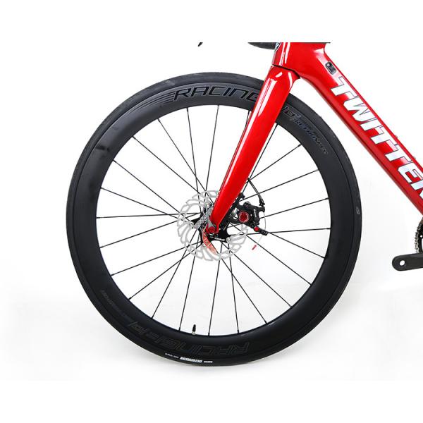 R5 Disc Brake Twitter Road Bike Thru Axle 22 Speed With Carbon Wheels