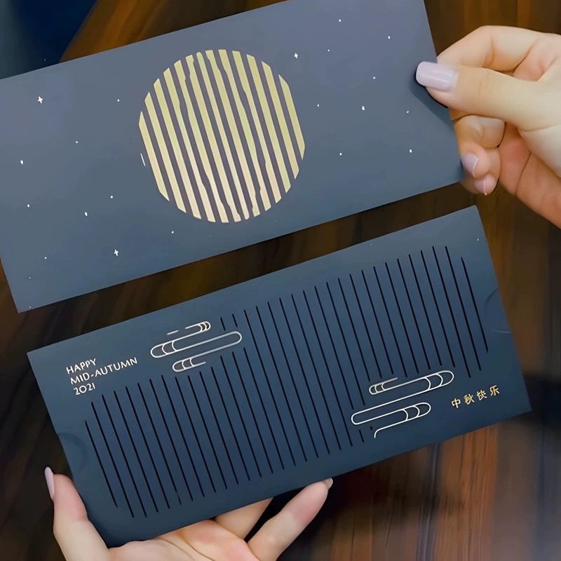 Interactive Lenticular Animation Cards With Sliding Sleeve For Corporate Gifting