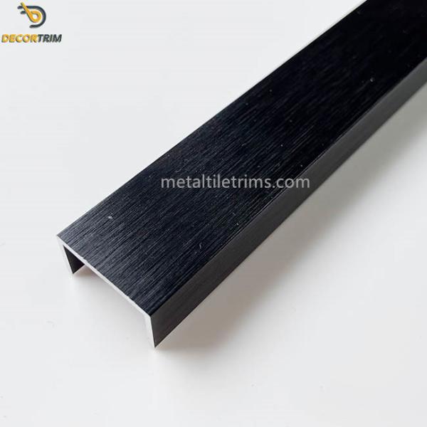 Decorative U Channel Strip , Tile Border Trim For Wall 20×10×2500mm