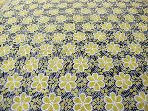 Printed Cotton Charming Polyester Lace Fabric with Allover Lace for Lady Garment(CY-DK0021)