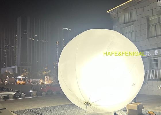 Dia.4.2m Spherical 360 Degree Halogen 2.4KW Balloon Light For Film Production