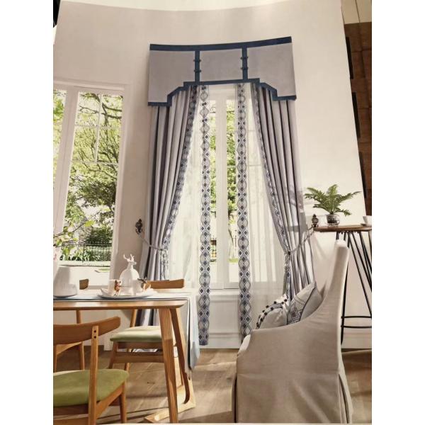 Hollowed White Cotton Lace Embroidery Muslin Curtains Blackout Window Hotels Hospitals