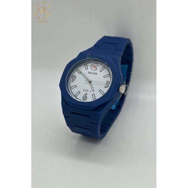 Newest Fashion Custom Logo Quartz Movement Rubber Strap Colourful Cartoon Wrist Watch