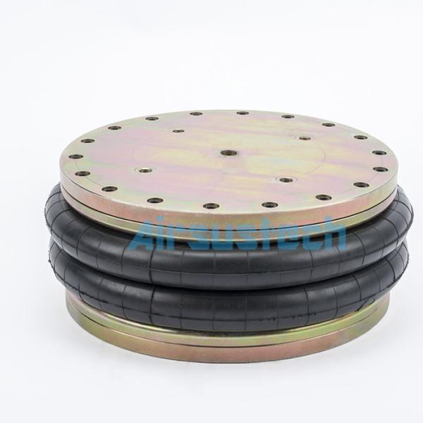 A suspensão industrial LHF320240-2 flangeia as molas de ar complicadas dobro para o grande equipamento do divertimento