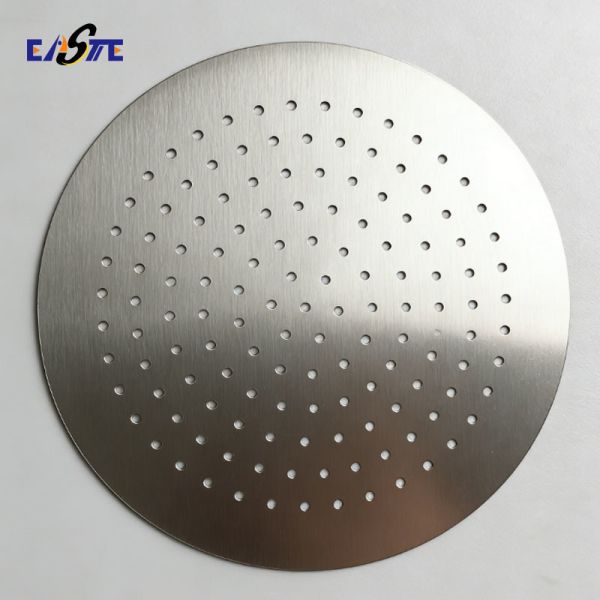 Shower Head Etched Steel Plate, Stainless Steel Etched Sheet for Bathroom Shower Accessories
