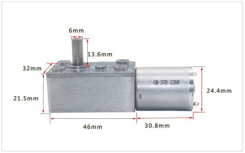 Скорость мотора 6V 12V 24V шестерни DC JGY370 уменьшает мотор коробки передач металла регулятора 6/10/18/40/90/150/210rpm PWM обратный