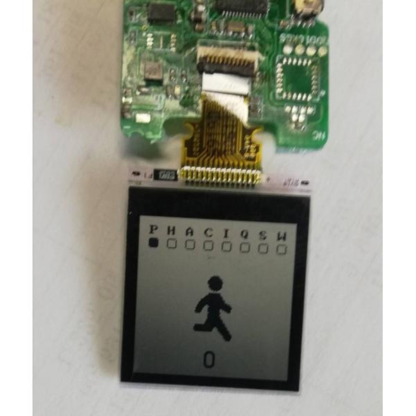 1.0 дюймов МЕМОРИЯ Точковый матричный ЖК-модуль, 128x128 10 PINS SPI Интерфейс Полупрозрачный
