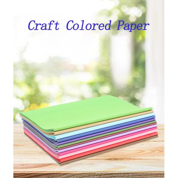 Printable бумага A4 50*75CM красочная Kraft упаковывая скомканное естественное