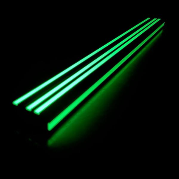 Aluminum Photoluminescent Stair Nosing Strips 2.8mm