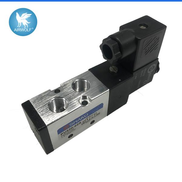 Серия PU520 5/2 клапанов соленоида PU520-02S пути пневматических пилотных управляемых PU520-02D