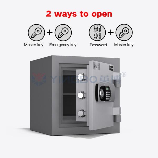 Small Fireproof Safe Box 120 Mins Fireproof Protection Best Fireproof Safe For Cash