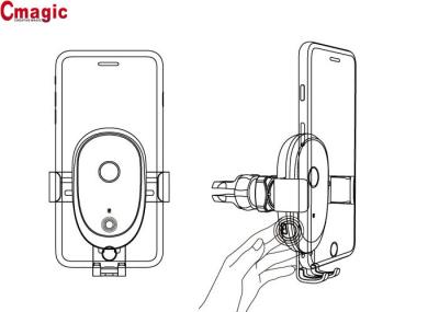 Vehicle Wireless Charging Cell Phone Holder Stand Cmagic 12 Months Warranty