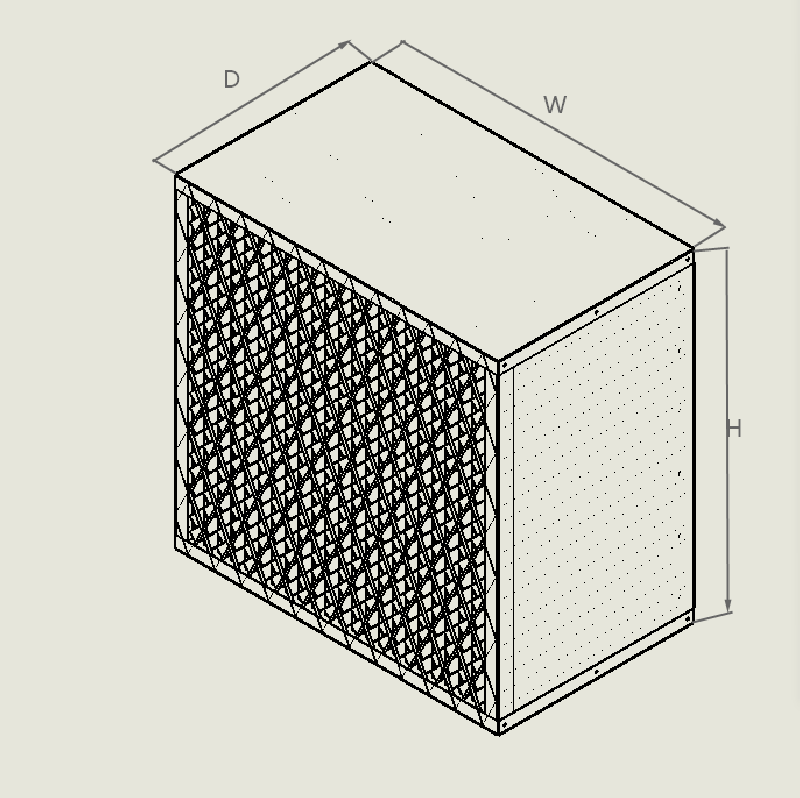 Ultra Filter Customized Paper Partition Air Filter Engineered For Filtration And Easy Installation