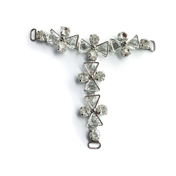 Delicate Luxury Fashion Vintage Shoe Buckles T Shape For Shoe Ornament