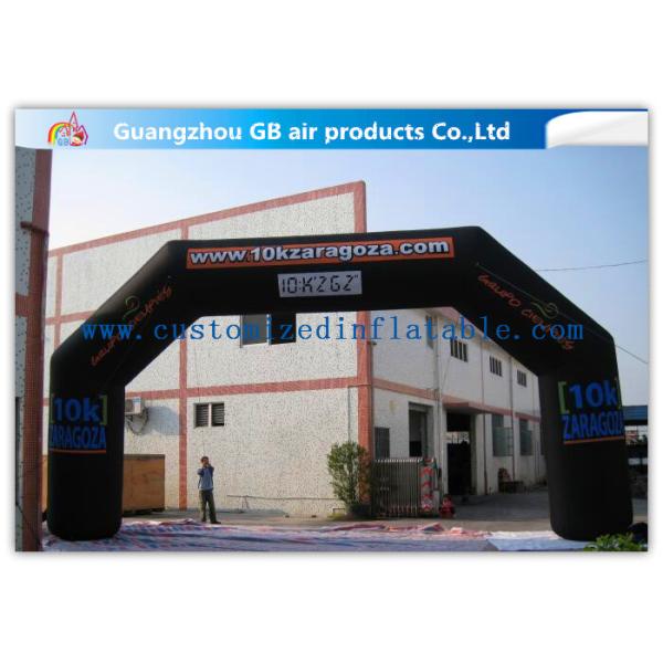 Orange Outdoor Inflatable Arch Hire for Advertisement ROHS / EN71 / EN14960