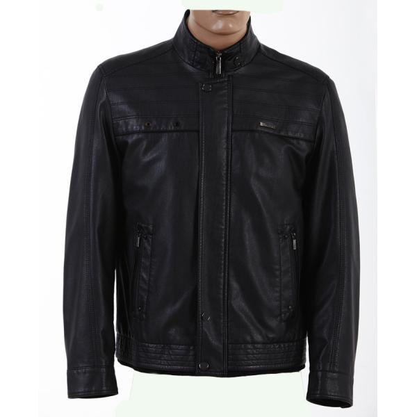 European Excelled, Stylish and Casual Black Mens Tall Designer PU Leather Jackets