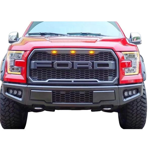 Ford F150 2015 2017 Raptor Style Steel Front Bumper Bar and Front Grille