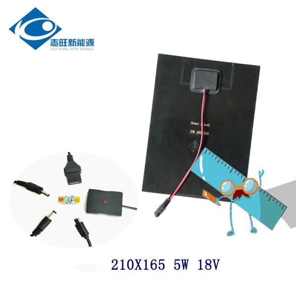 18V 5W PET flexible solar panel for solar power toy car ZW-5W-18-P Silicon Solar PV Module