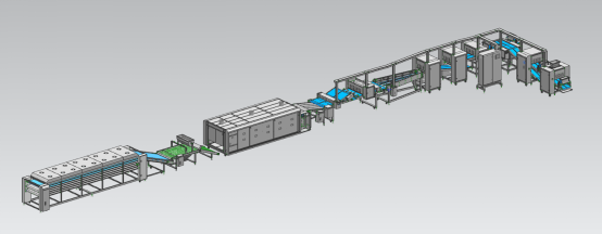 Three Phases 380V 50Hz Common Lavash Making Machine 1400pcs/H