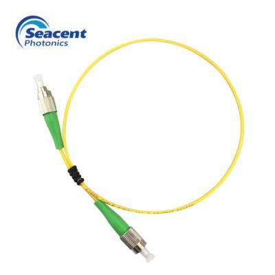 Palavra simples cabo de remendo de 1 medidor FC FC, cabos de ligação em ponte Singlemode SM9/125 da fibra ótica G657A
