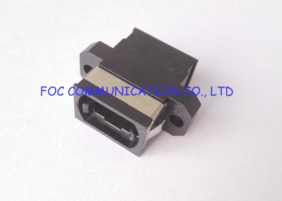 High Performance Fiber Optic Adaptor , Simplex MTP / MPO Fiber Optic Adapter