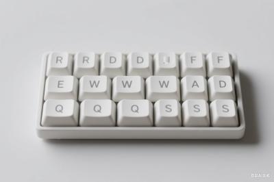 Plastic Injection Keysets Cover Waterproof Black Standard Size