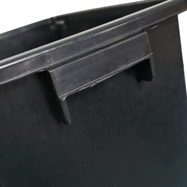 20L / 40L noir plastique antistatique électrostatique salle blanche boîte à outils poubelle