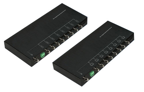 8 to 1 Video Multiplexer over Coax & Signal Superimpose Device