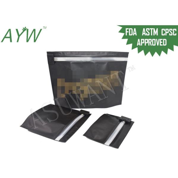 La tirette de preuve d'enfant de 8 couleurs met en sac la preuve d'odeur pour les graines de chanvre/marijuana/cigarette