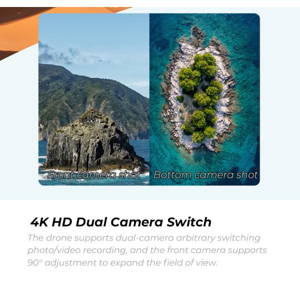 H16 Mini RC Drone HD Камера Wifi Fpv Бесшовный складной квадрокоптер Профессиональные дроны Игрушки для детей 14Y+